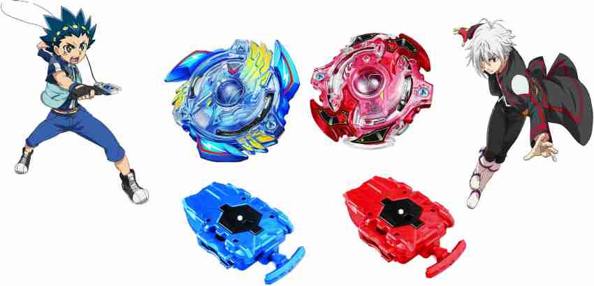 Beyblade Burst Valtryek & Unicrest W/ Extra Layer Random Launcher FREE  SHIPPING