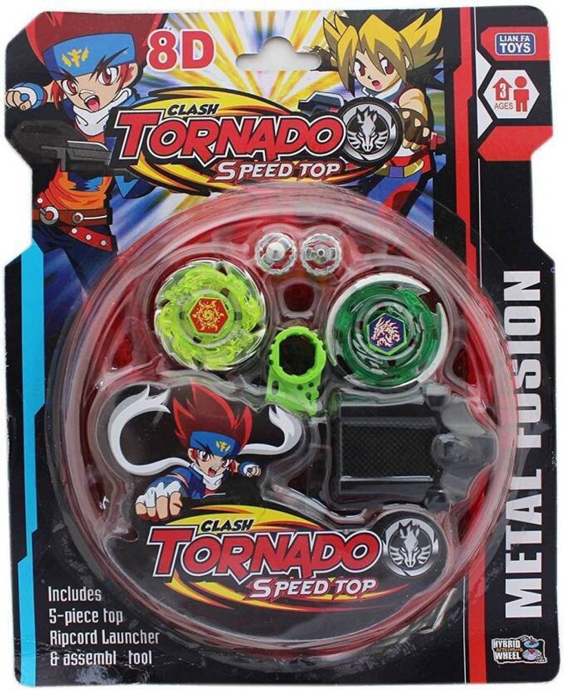 Authfort Clash Tornado Speed Top Metal Fusion Handle Launcher