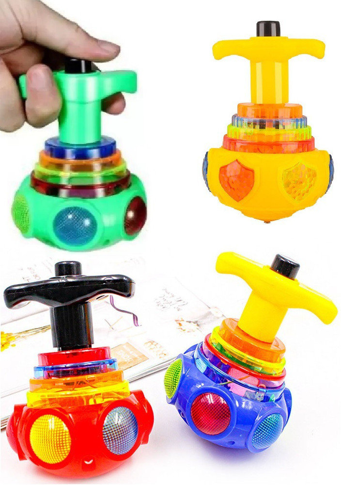 Musical top spinning top