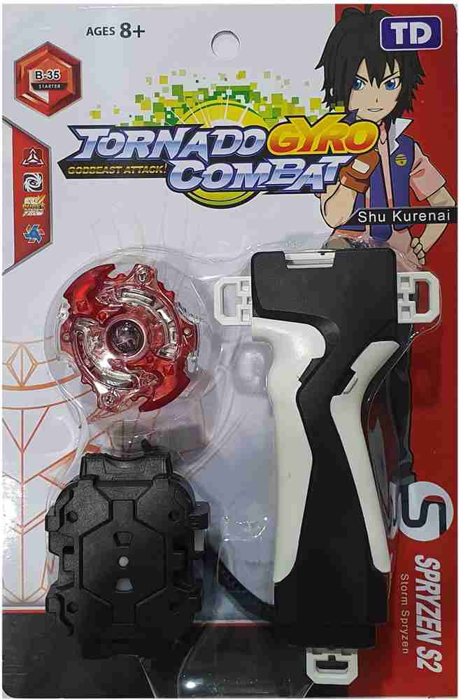 AZAD57 Beyblade Series Storm Spriggan B 35 Starter Spinning Top