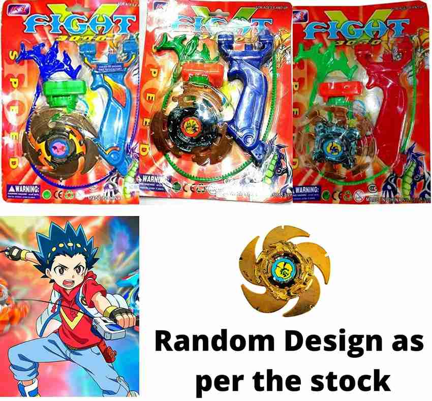 3 Jokers Spinning Top Beyblade Burst Sparking Toys for Kids Boys