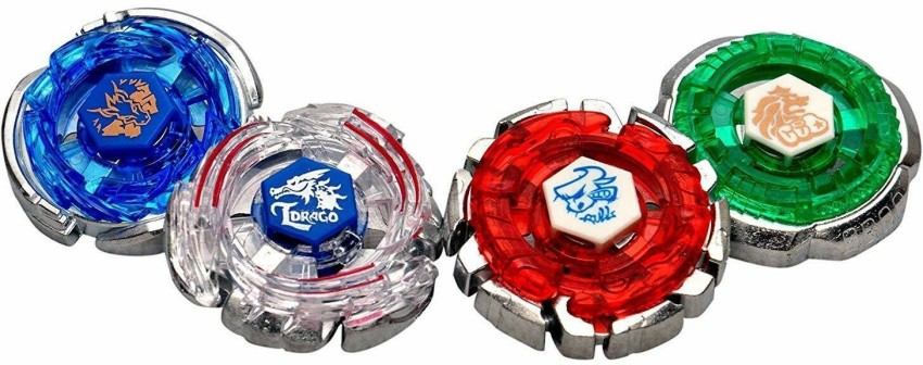 Beyblade Combo 4 Packs w/ Free Launcher Metal Fusion Metal Masters Metal  Fury