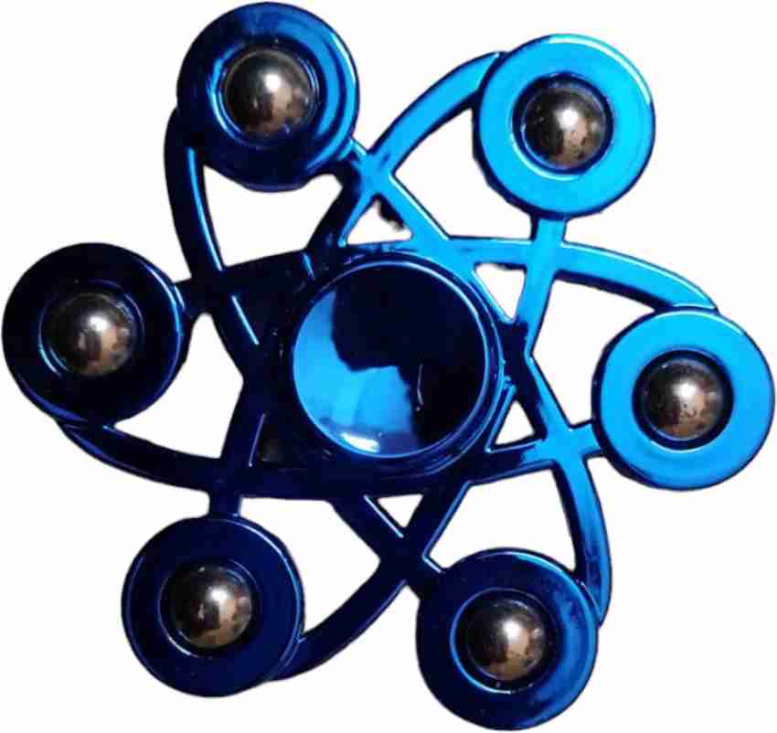 neoinsta shopping Very Beautiful Small Size 5 Sided Metal Spinner Blue  Design-4 - Very Beautiful Small Size 5 Sided Metal Spinner Blue Design-4 .  shop for neoinsta shopping products in India.