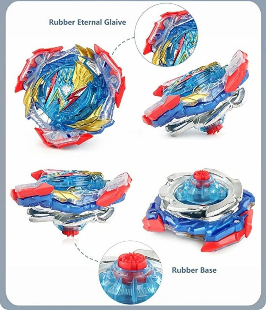 Beyblade Burst Valtryek & Unicrest W/ Extra Layer Random Launcher FREE  SHIPPING