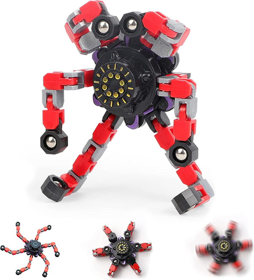 KARBD Mechanical 6 Arm Transformable Fingertip Gyro Fidget Spinner