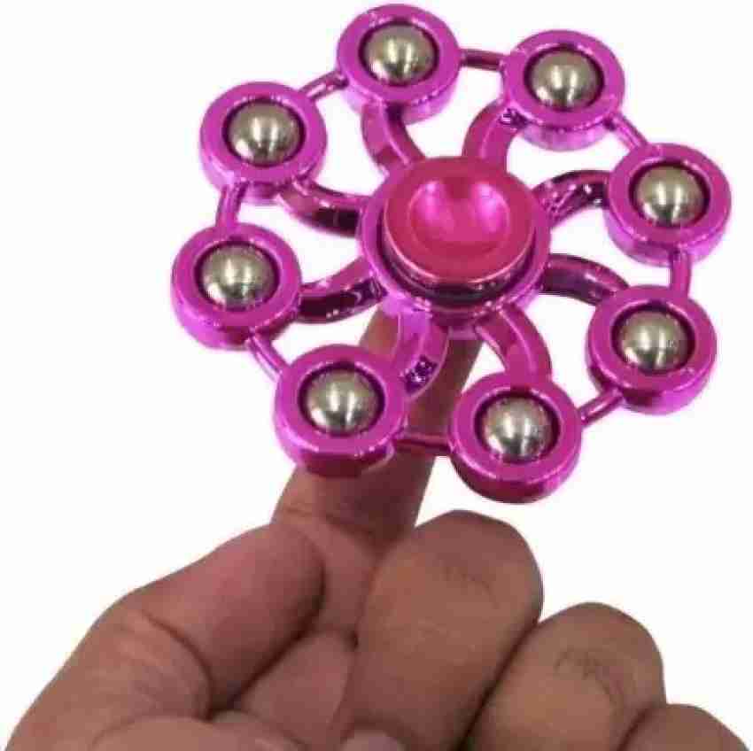 Small Pink Aluminum Dual Fidget Hand Spinner Toy 42Q – VXB Ball