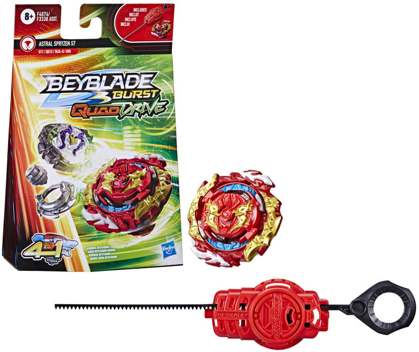 BEYBLADE Burst QuadDrive Astral Spryzen S7 Spinning Top Starter