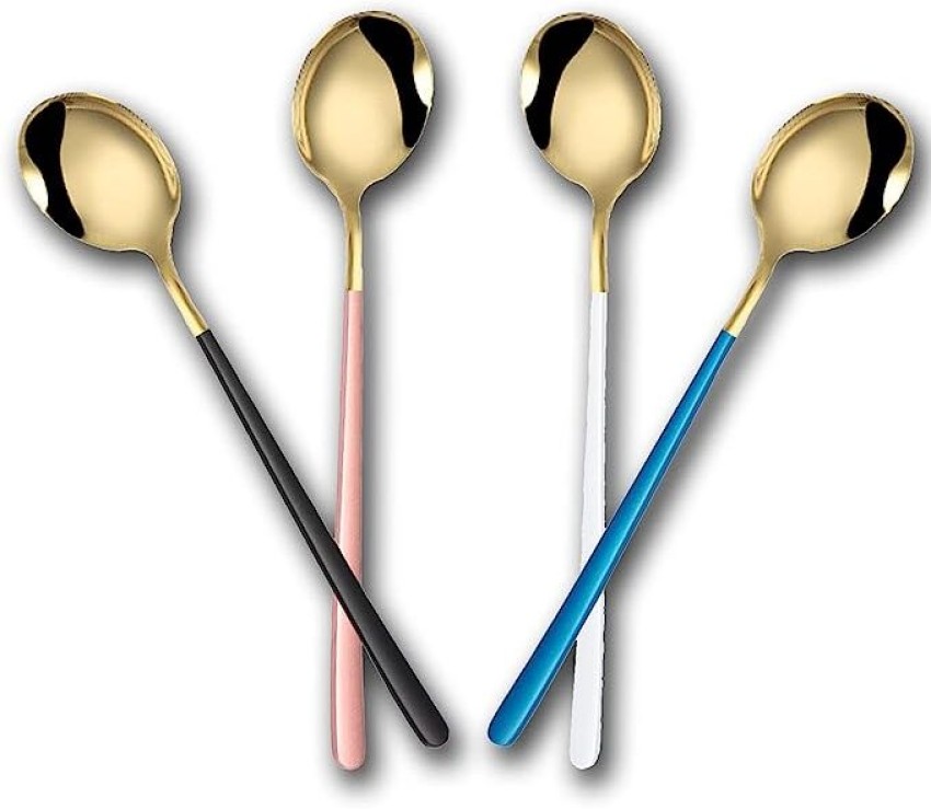 Kitchen Cutlery Eating Table Spoons High Quality Gold Silver