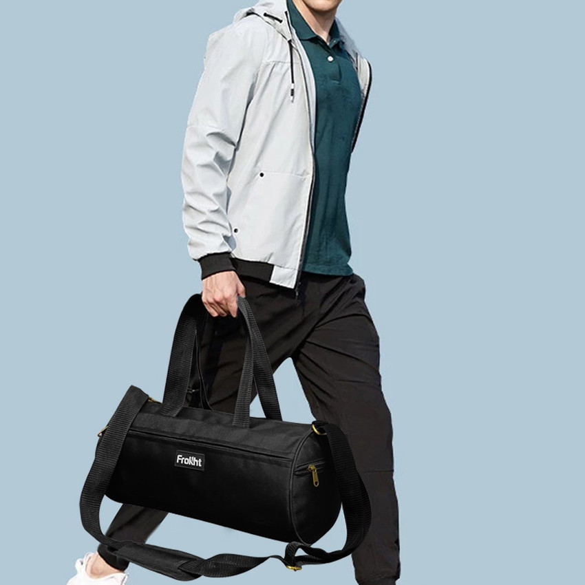 Black gym bag mens sales