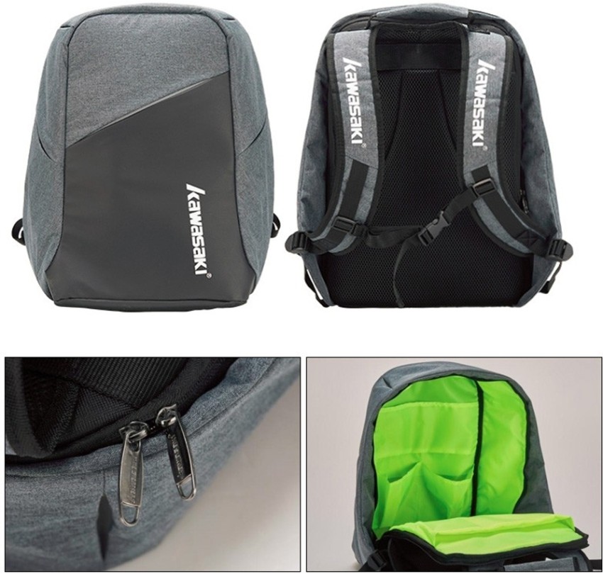 Kawasaki Large Capacity 2pcs-Pack Badminton Bag Tennis Backpack