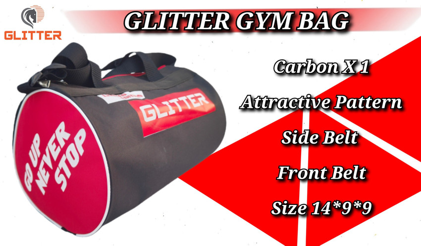 Glitter gym shop bag