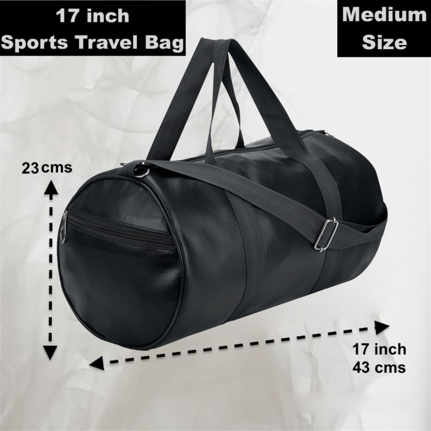 17 Men/Women Travel Duffle Duffel Gym Sports Bag, Multi-Usage Red