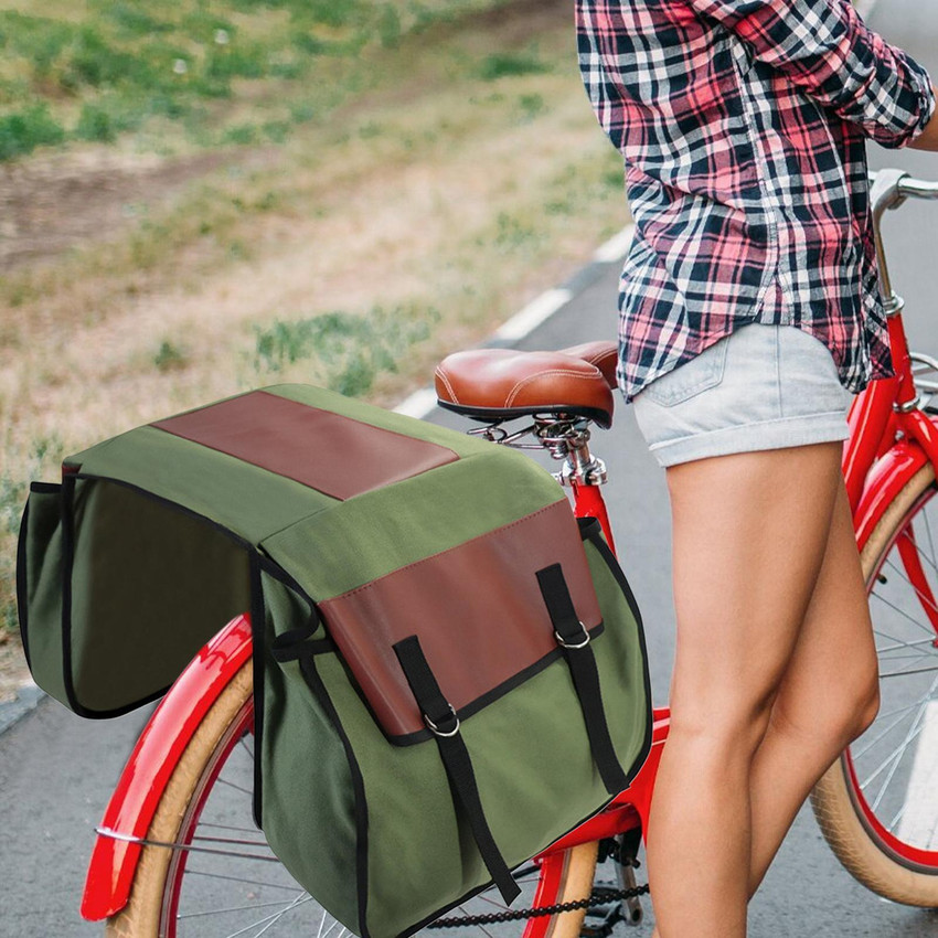 Lyla MTB Bike Panniers Bag Storage Shoulder Bag for Cycling Mountain Travel green Buy Lyla MTB Bike Panniers Bag Storage Shoulder Bag for Cycling Mountain Travel green Online at Best Prices