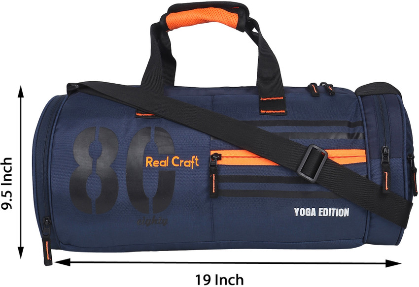 RealCraft Polyester Duffle Gym Bag Shoulder Bag for Men Women