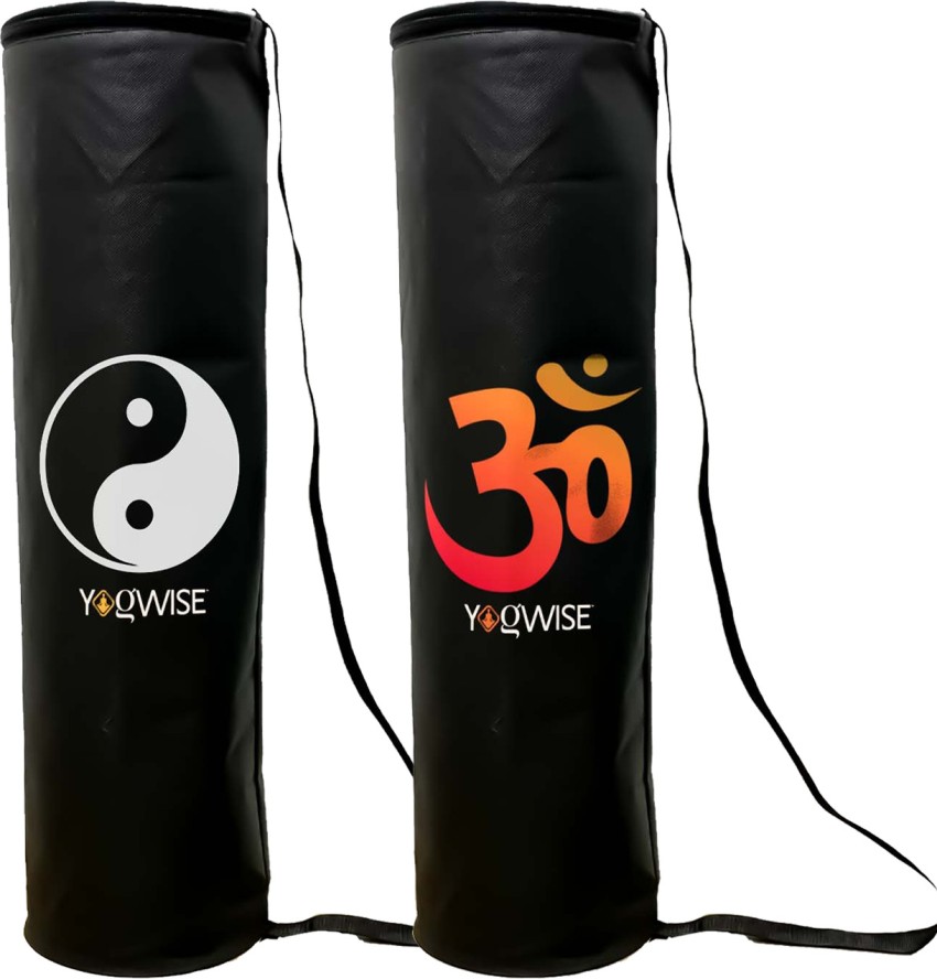 Yogwise Yoga Mat Bag | Yoga Mat cover | Yoga Mat Holder | Yoga Bag (Pack Of  5) - Black