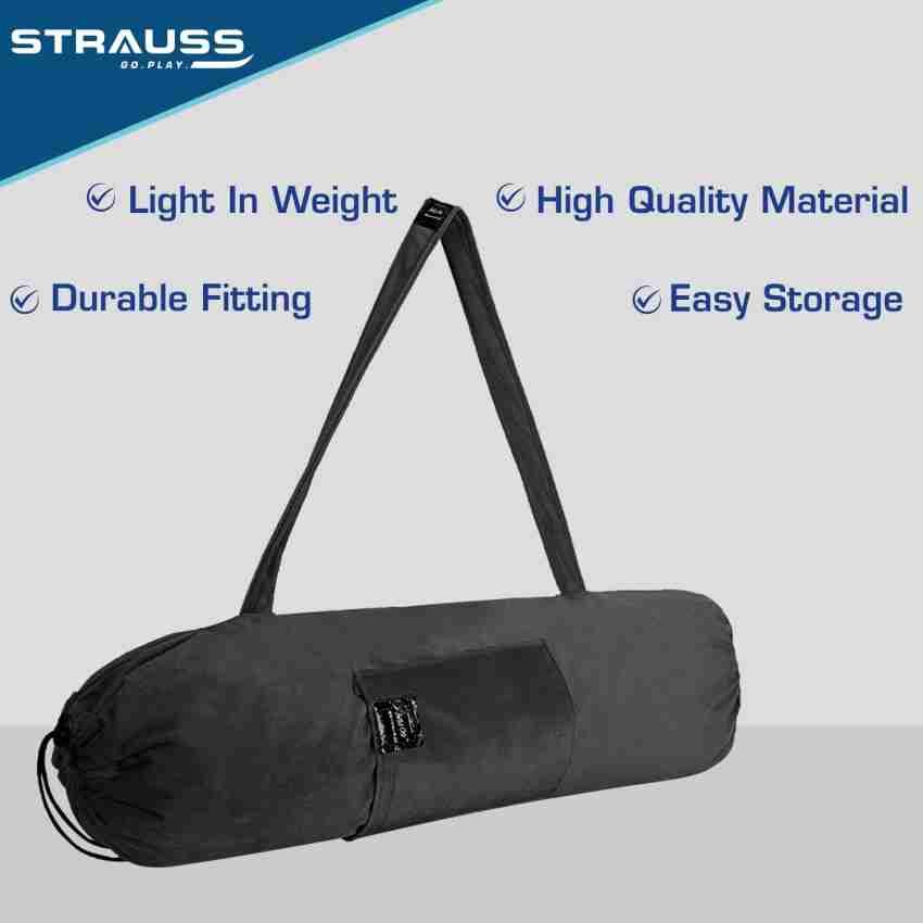 Strauss Velvet Yoga Mat Bag with Shoulder Strap, Yoga mat cover - Buy  Strauss Velvet Yoga Mat Bag with Shoulder Strap