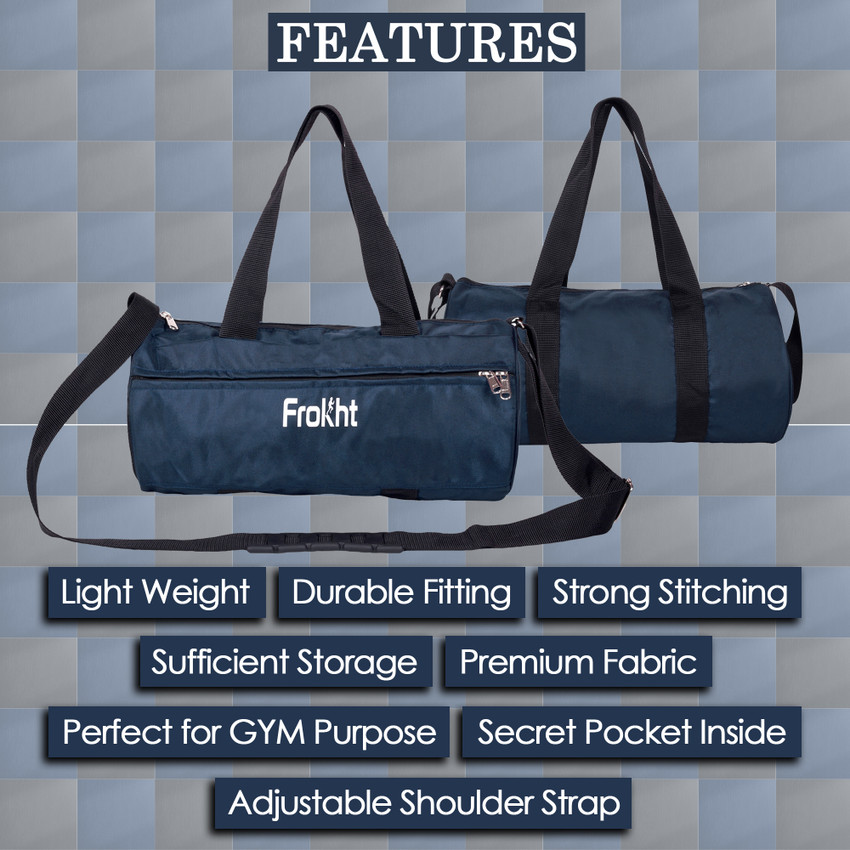 Light blue sales gym bag