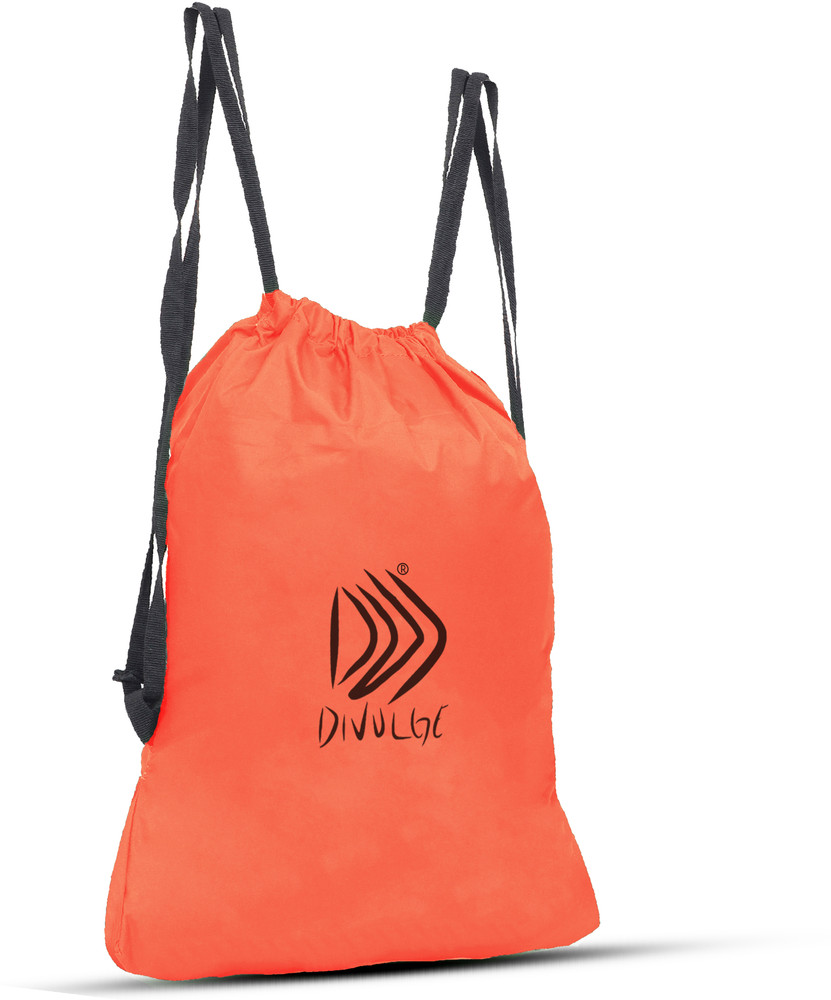 divulge Daypack Drawstring bags Gym bag Sport bags Rucksack 18 L Backpack ORANGE Price in India Flipkart