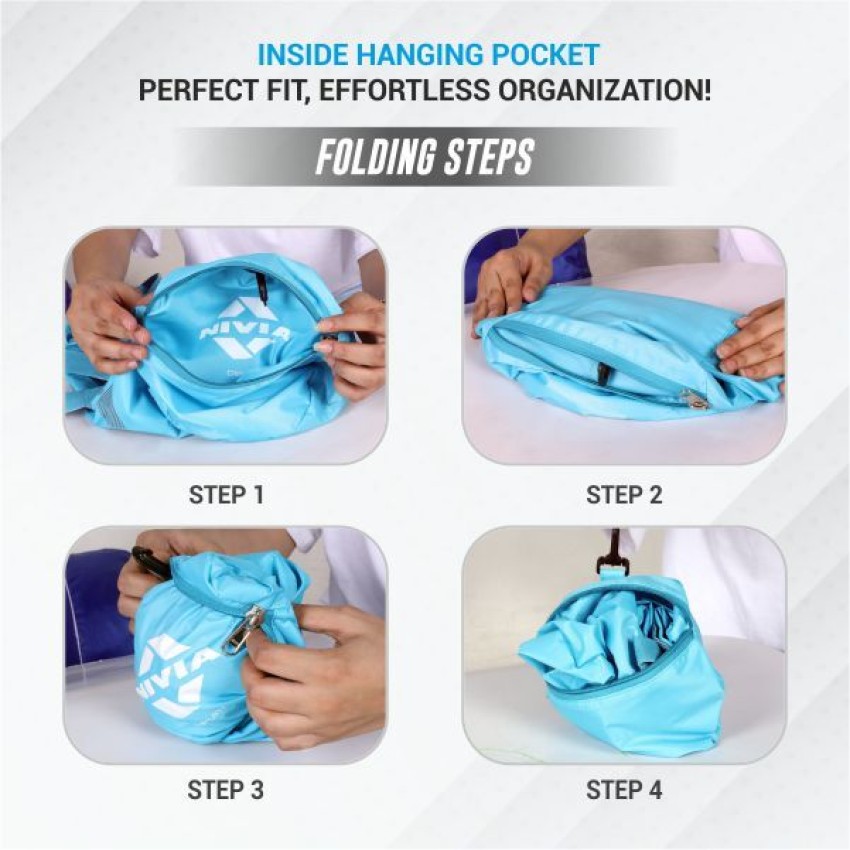 Nivia Enfold 2.0 Duffle Polyester Gym Bags/Adjustable Shoulder Bag