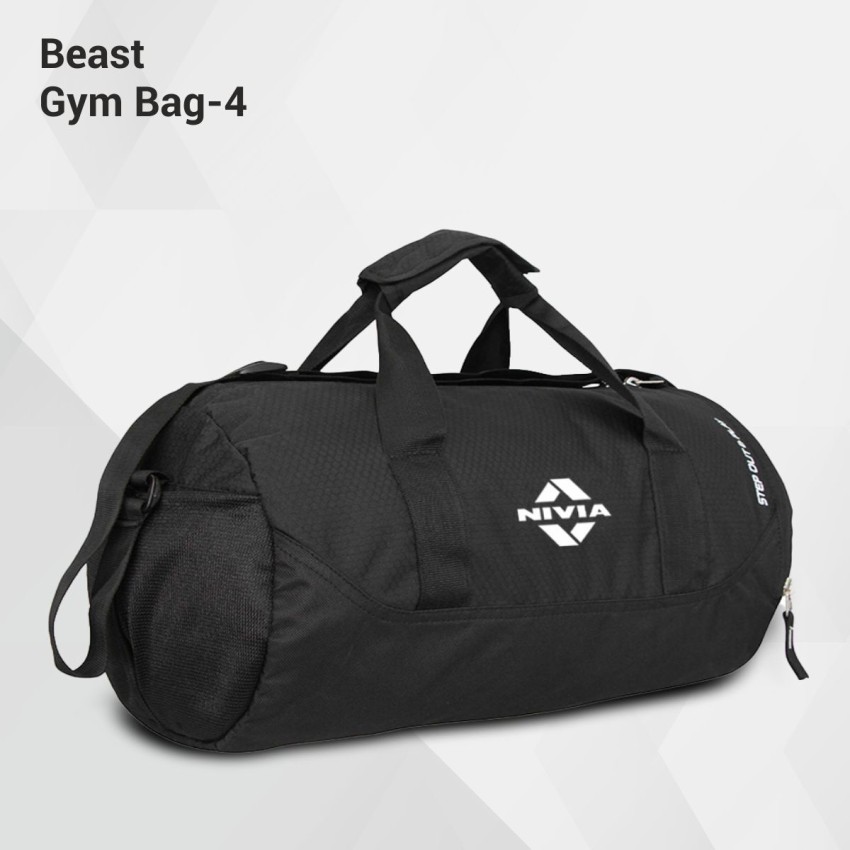 Nivia Polyester Beast-3, Unisex Gym Bags, Shoulder Bag for Men & Women
