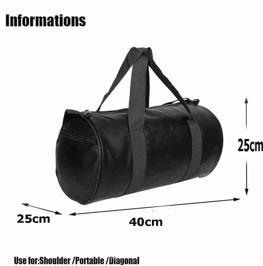 All black online gym bag
