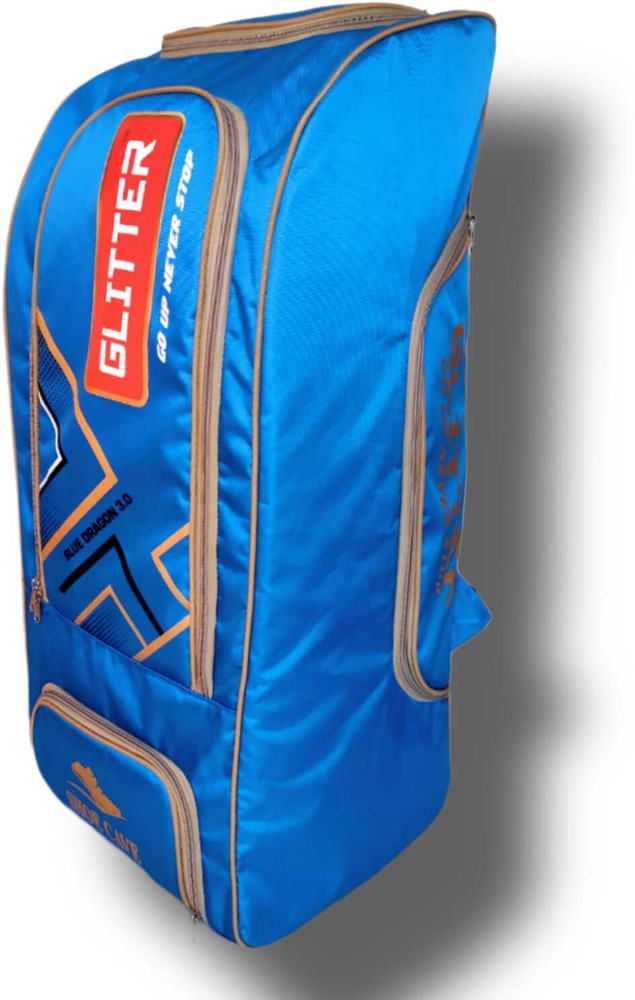 Glitter Blue Dragon 3.0 Cricket Kit Bag Full Padded with Wheel