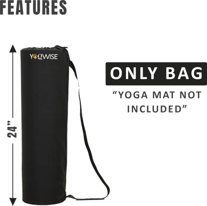 Yogwise Premium Quality Printed Yoga Mat Carry Bag With Zip & Strap, Cover  Only - Buy Yogwise Premium Quality Printed Yoga Mat Carry Bag With Zip &  Strap