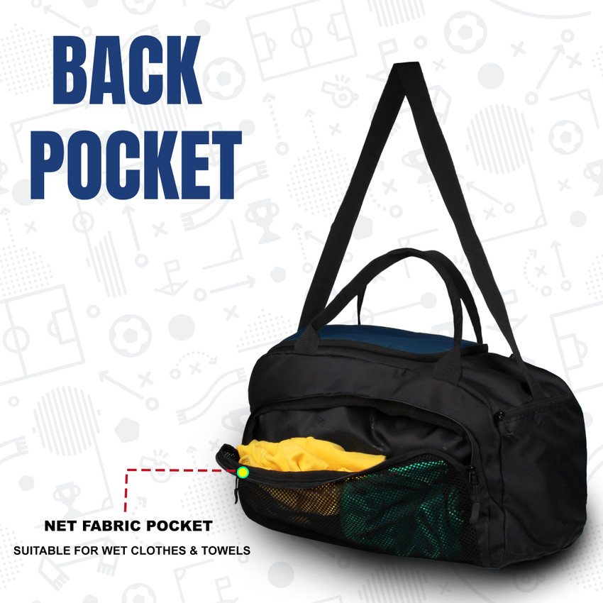 WHACKK Arnold Blu Blk 32L Gym Fitness workout exercise Sport duffle bag Buy WHACKK Arnold Blu Blk 32L Gym Fitness workout exercise Sport duffle bag Online at Best Prices in India