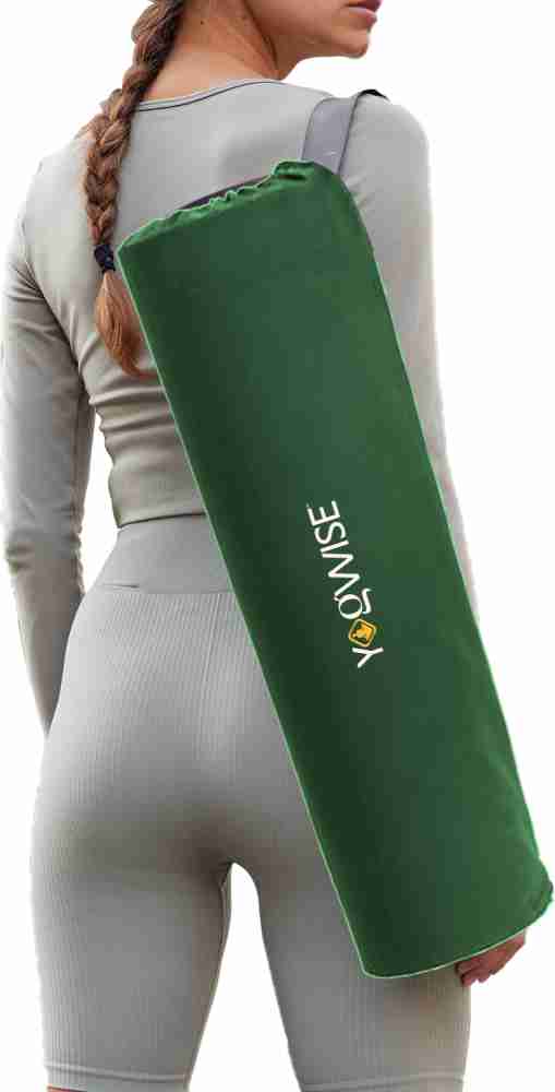 Yogwise Yoga Mat Bag| Yoga Mat cover| Yoga Mat Holder| OM Printed Yoga Bag  - Black