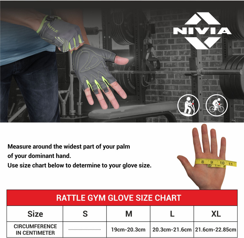 Battle gloves outlet size chart