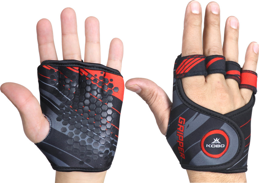 KOBO WTG 64 Weight Lifting Gym Glove Hand Protector for Fitness