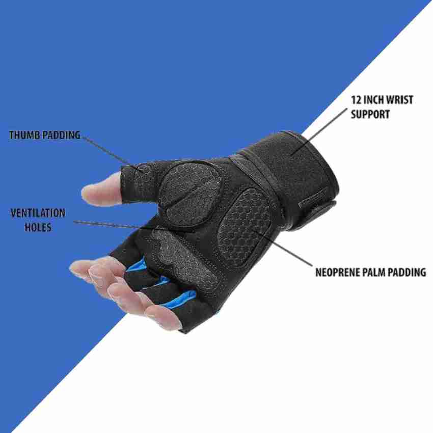 Xfinity Fitness Mens Gym Gloves with 12 inch Wrist Support and Anti Slip  Gym & Fitness Gloves - Buy Xfinity Fitness Mens Gym Gloves with 12 inch  Wrist Support and Anti Slip Gym & Fitness Gloves Online at Best Prices in  India - Fitness