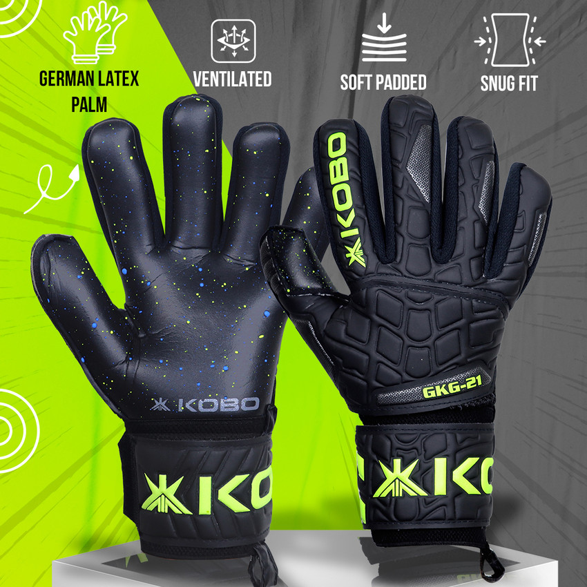 KOBO Football Soccer Goal Keeper Professional Gloves Size 9.5