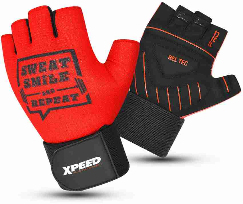 Xpeed Sports Nuclear Workout Gloves with Wrist Support Padding and