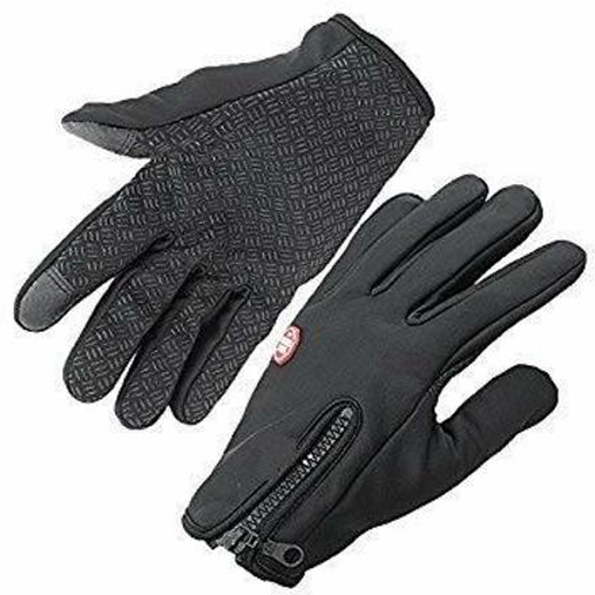 White leather sales cycling gloves