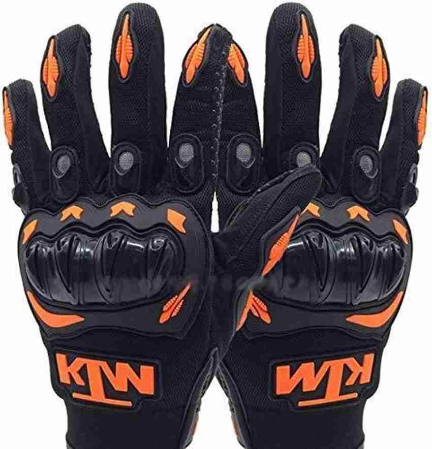 Orange sale mtb gloves