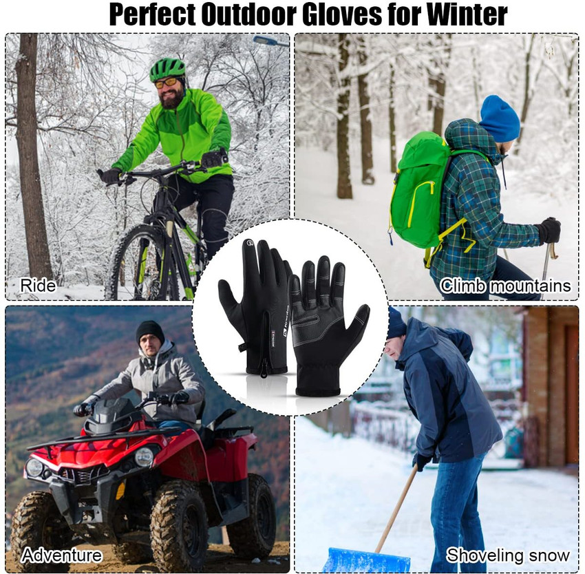Cycling gloves mens winter sales