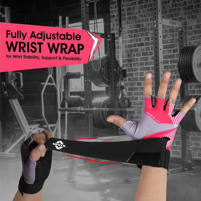 Nivia gym gloves hotsell with wrist support