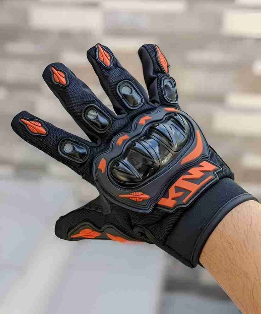 Creeknest KTM Biker Full Finger Riding Gloves Extra Large XL for Men Women in Black Riding Gloves Buy Creeknest KTM Biker Full Finger Riding Gloves Extra Large XL for Men Women