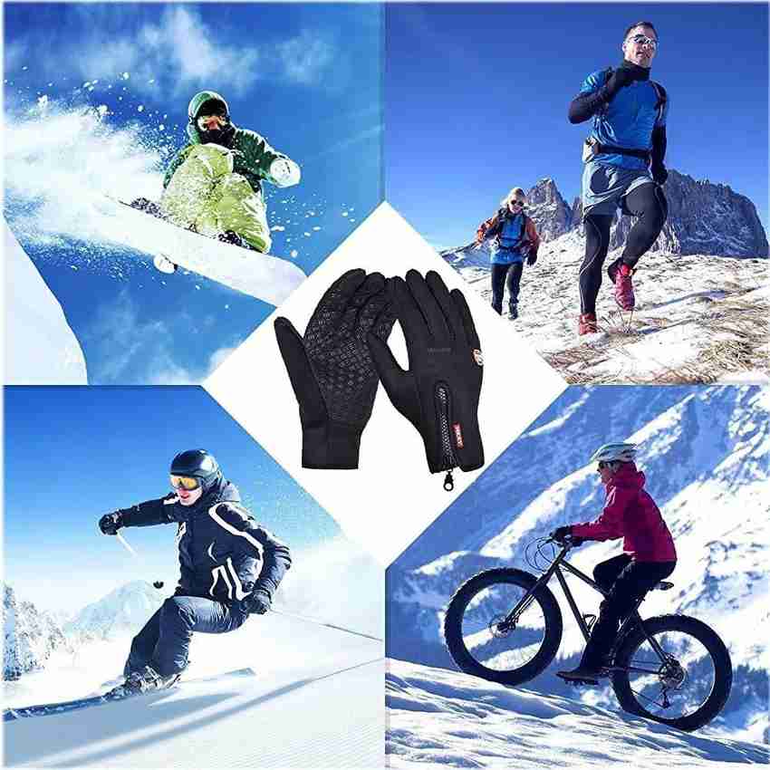 Warm thermal gloves cycling running driving gloves sales