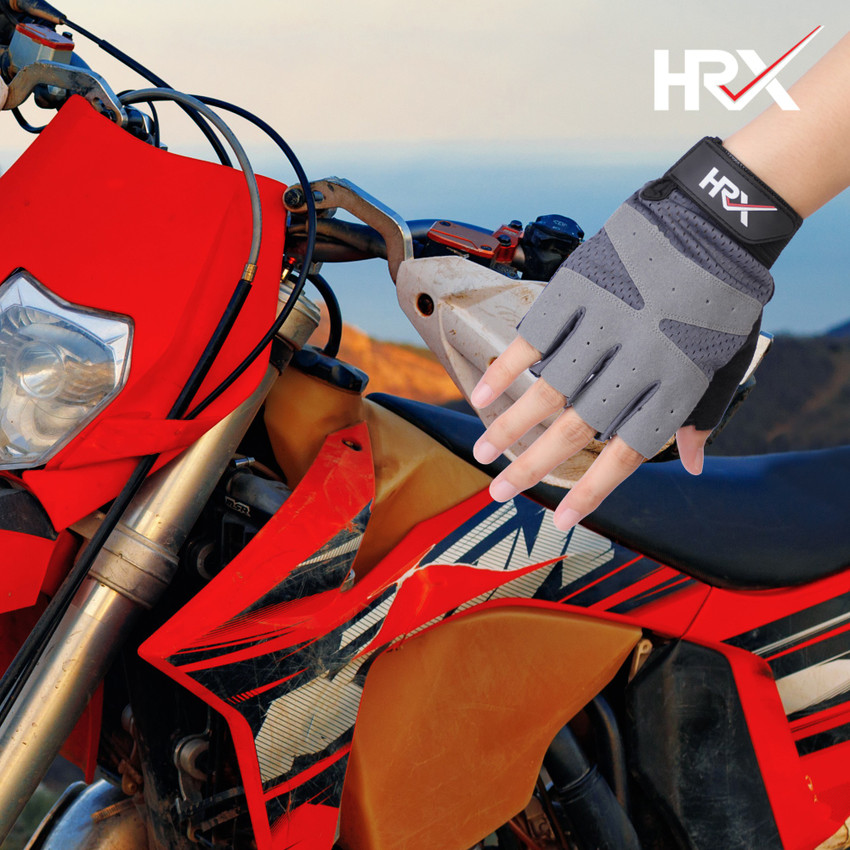 HRX Combat half Finger Gym and Riding Glove Gym Fitness Gloves
