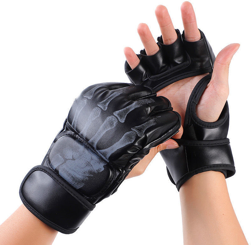 Fingerless sparring gloves discount