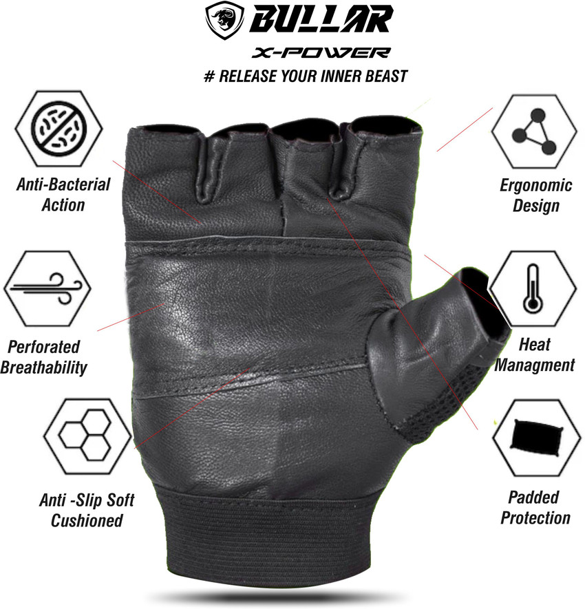 Antibacterial weight lifting gloves sales