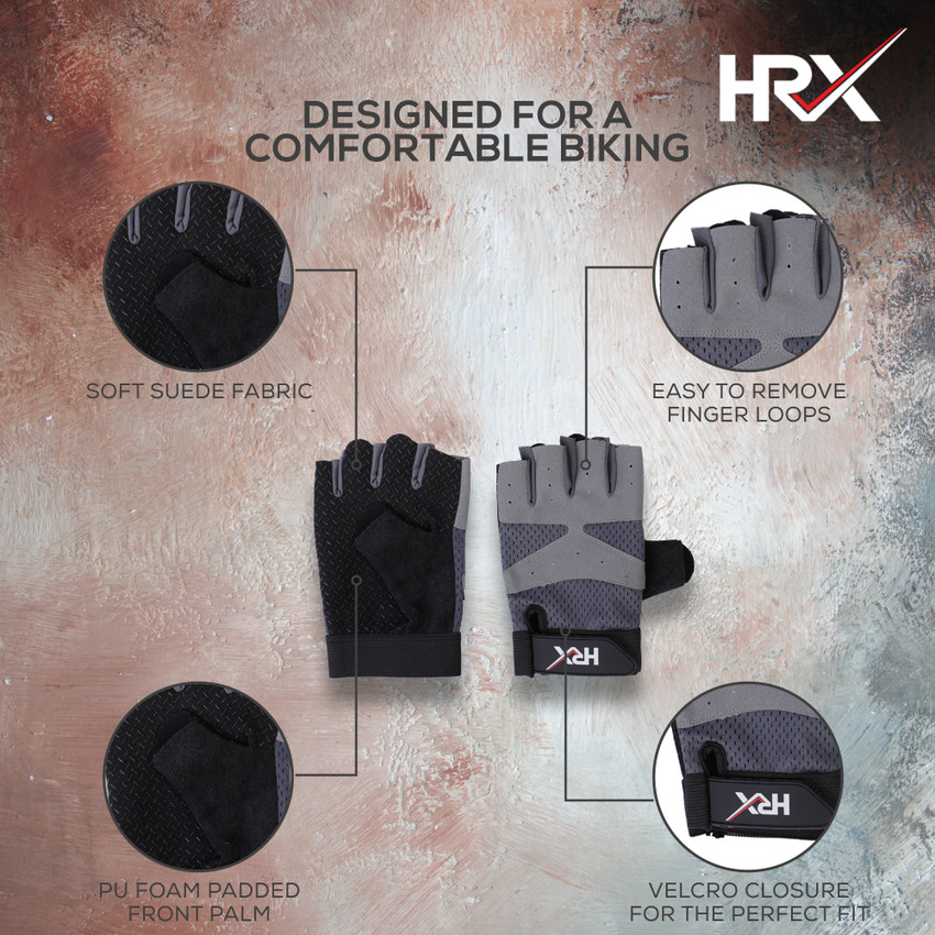 HRX Combat half Finger Gym and Riding Glove Gym Fitness Gloves