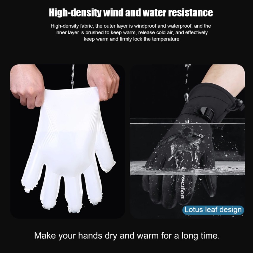  Mens Gloves Winter Touchscreen Texting Phone Windproof Driving  Motorcycle Gloves for Men Fleece Lined Warm Gloves (Black, M) : Clothing,  Shoes & Jewelry