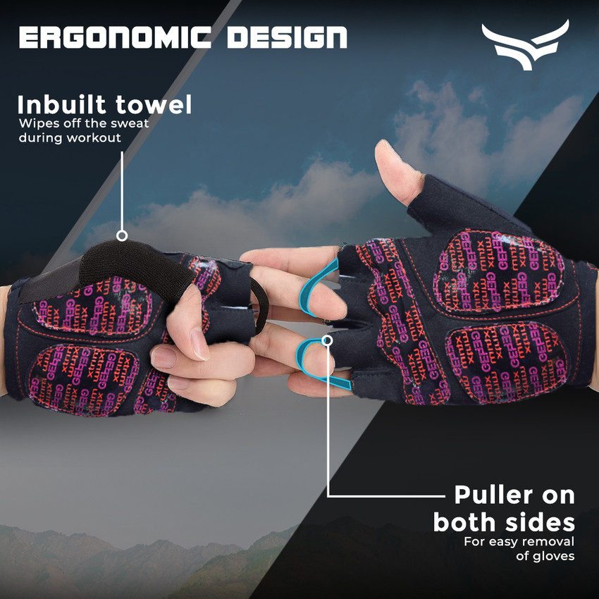 Leather palm sales cycling gloves