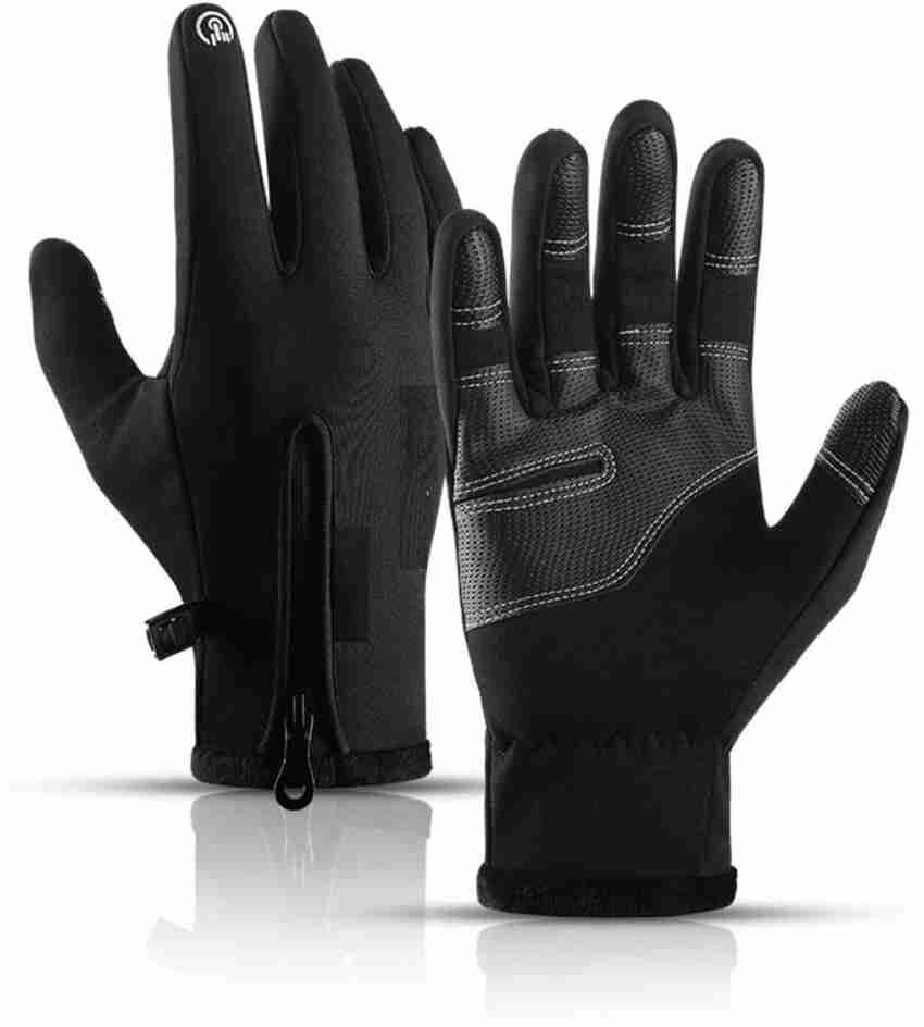 Mens black cheap winter gloves