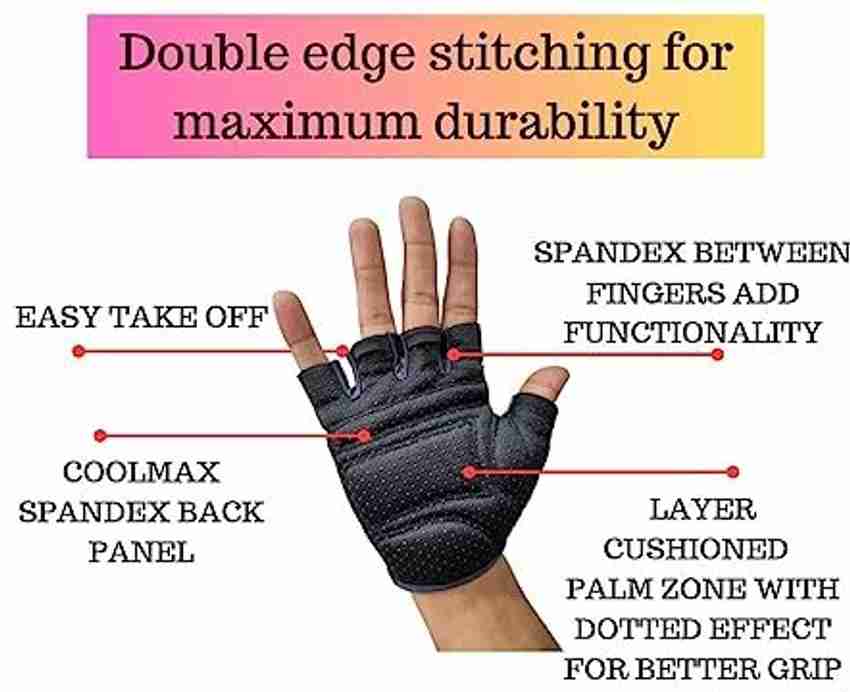 ActiveU Mikado Freak Unisex Leather Gym Gloves for Professional Weightlifting Workout Gym Fitness Gloves Buy ActiveU Mikado Freak Unisex Leather Gym Gloves for Professional Weightlifting Workout Gym
