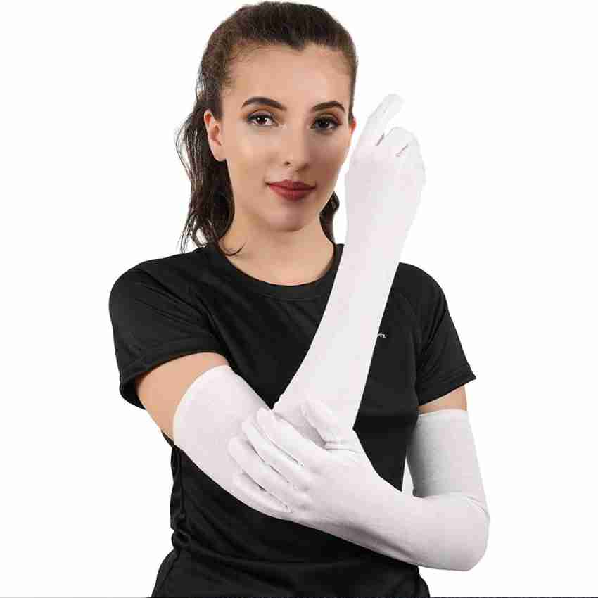 Nicsy Cotton Gloves for Summer and Sun protection full hand long