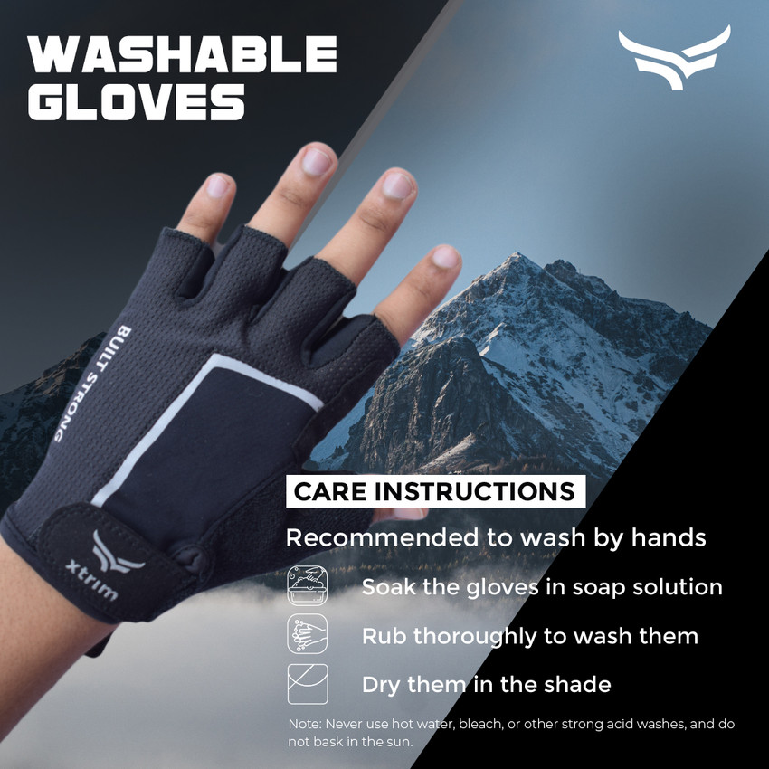 Leather palm sales cycling gloves